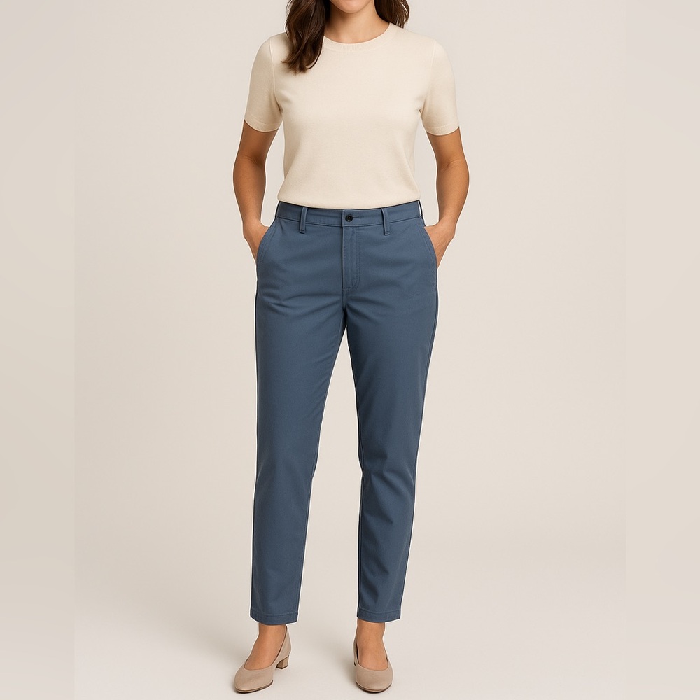 Dockers Women’s Blue Weekend Chino Skinny Fit Pants Size 28